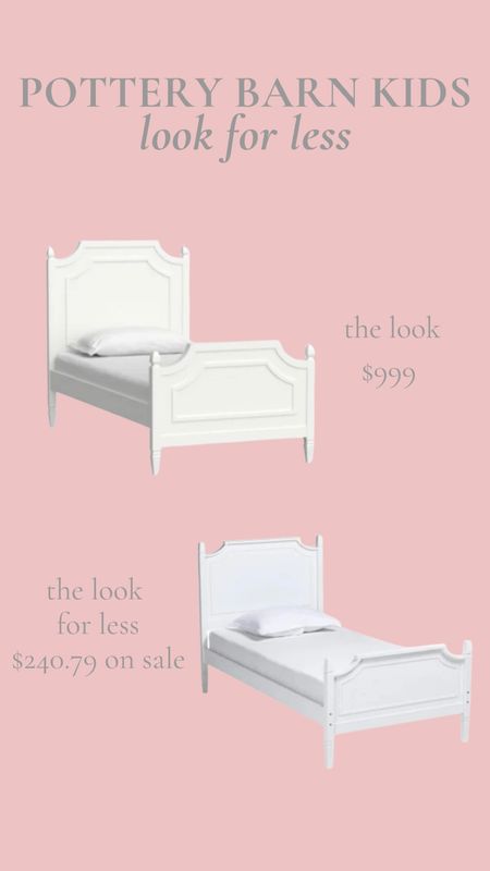Create a high end, look for a little less less with this Pottery Barn Kifs look for less. Which charming white twin are you choosing?


#LTKkids #LTKsalealert #LTKhome