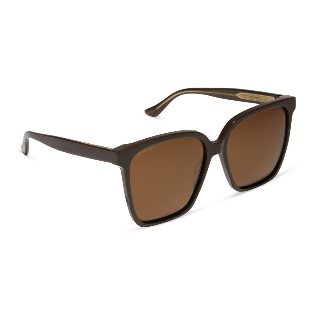 NAOMI - TRUFFLE + TRUFFLE + POLARIZED SUNGLASSES | DIFF Eyewear