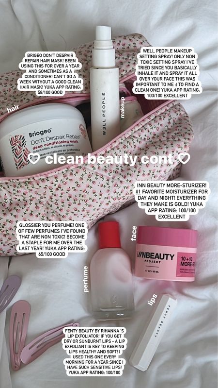 2023-2024 clean beauty staples 👄 everything has been scanned via the Yuka app! 

Makeup beauty clean non toxic 

#LTKfindsunder50 #LTKbeauty #LTKfindsunder100