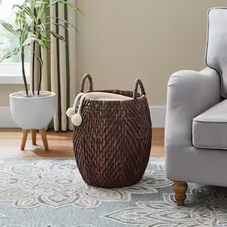Exclusive Home Decorators Collection Woven Seagrass Stair Storage Basket(10)$41.40/carton $69.00 | The Home Depot