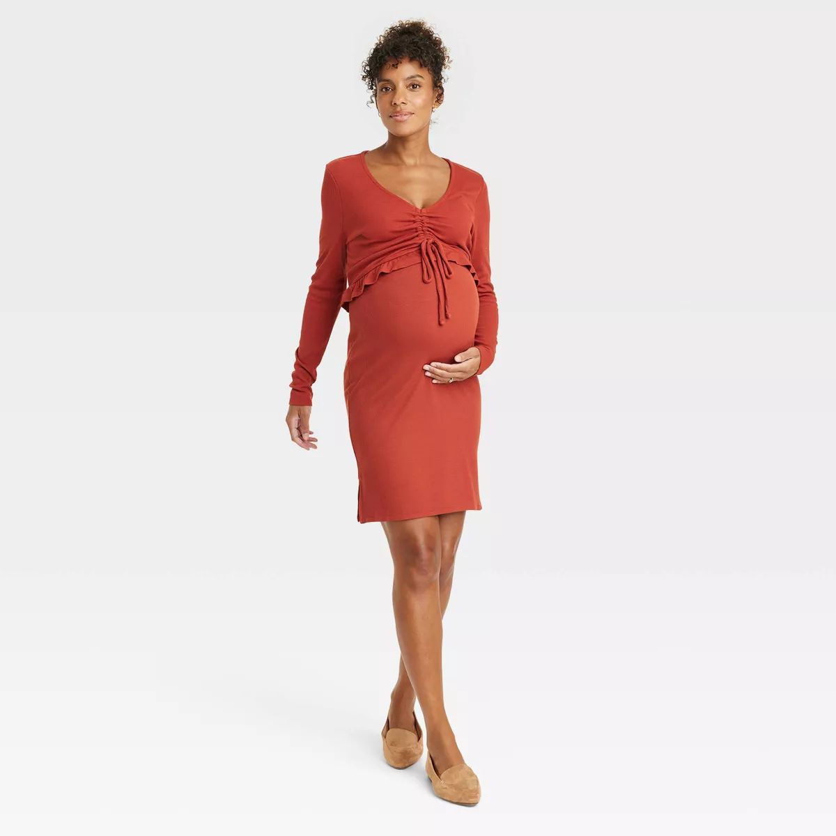 Cropped Ruffle Maternity Coordinate Set - Isabel Maternity by Ingrid & Isabel™ | Target