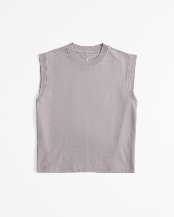 Premium Polished Easy Tank | Abercrombie & Fitch (US)