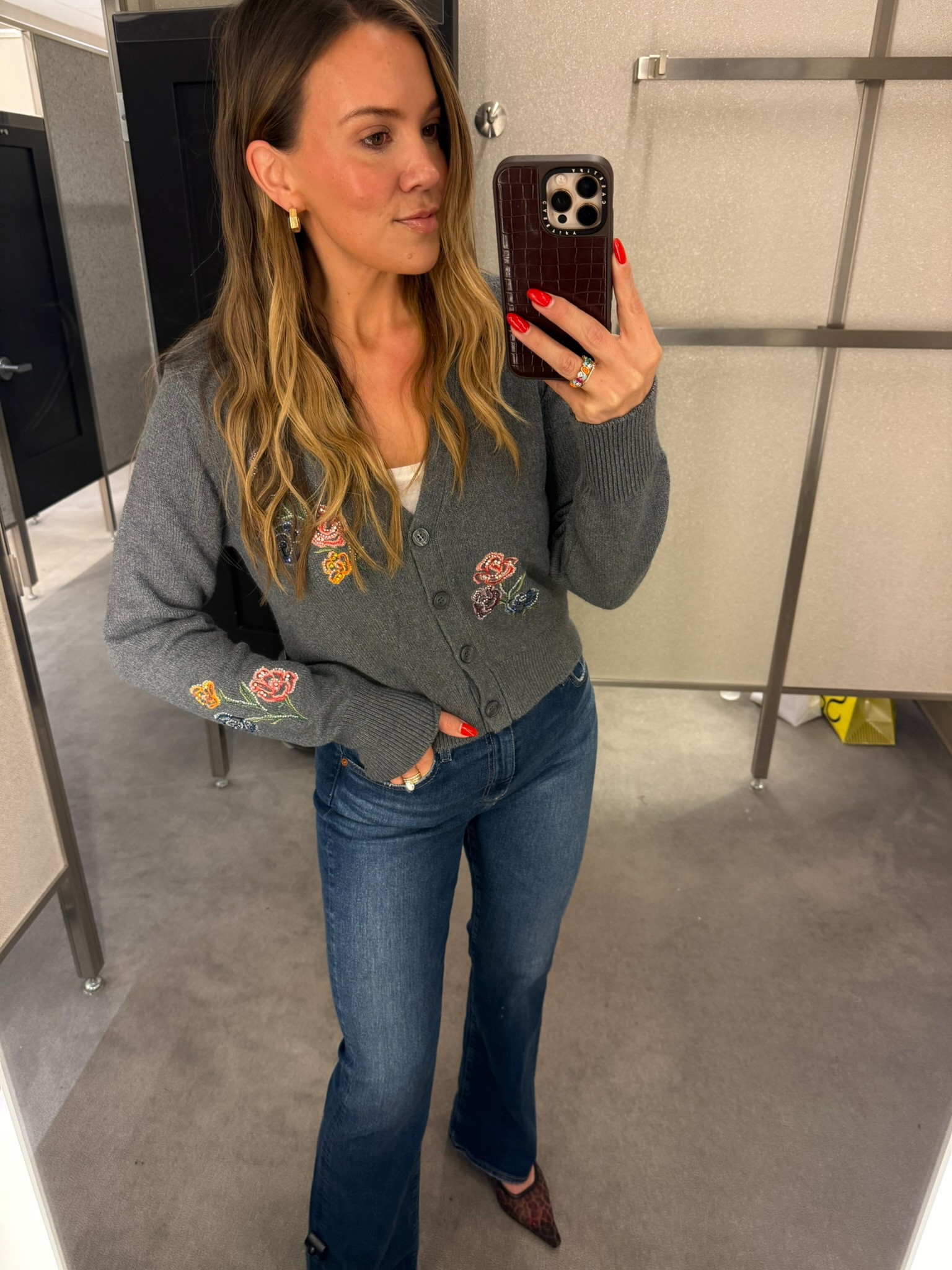 The floral details on this cardigan are so cute! I added all of this to Lt Nordstrom anniversary sale cart!