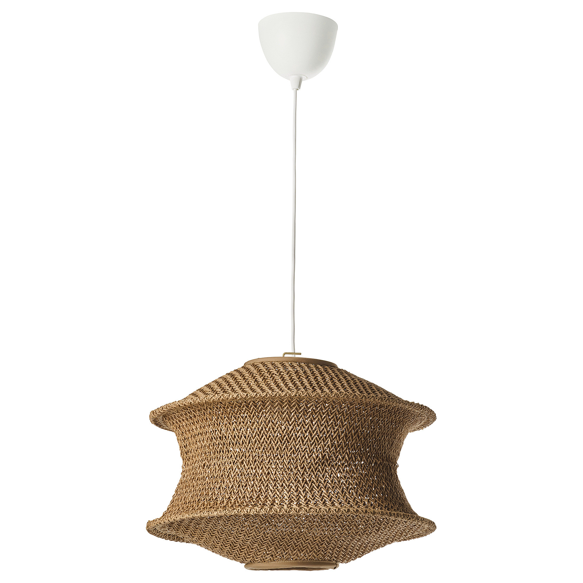 BLÅSTÅNG / HAVSDJUP Pendant lamp, beige/white, 17 3/4 " | IKEA US