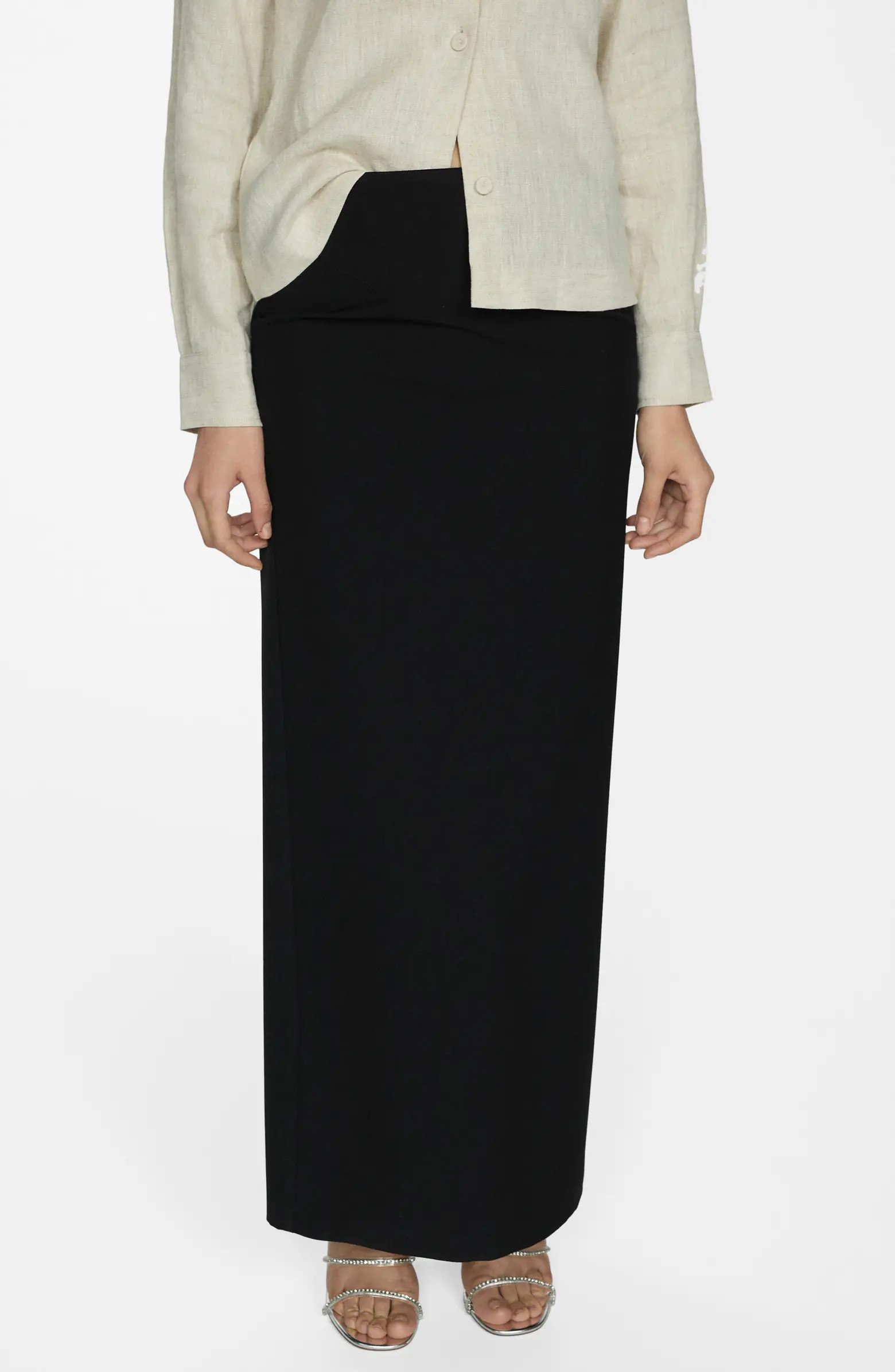 MANGO Long Pencil Skirt | Nordstrom | Nordstrom