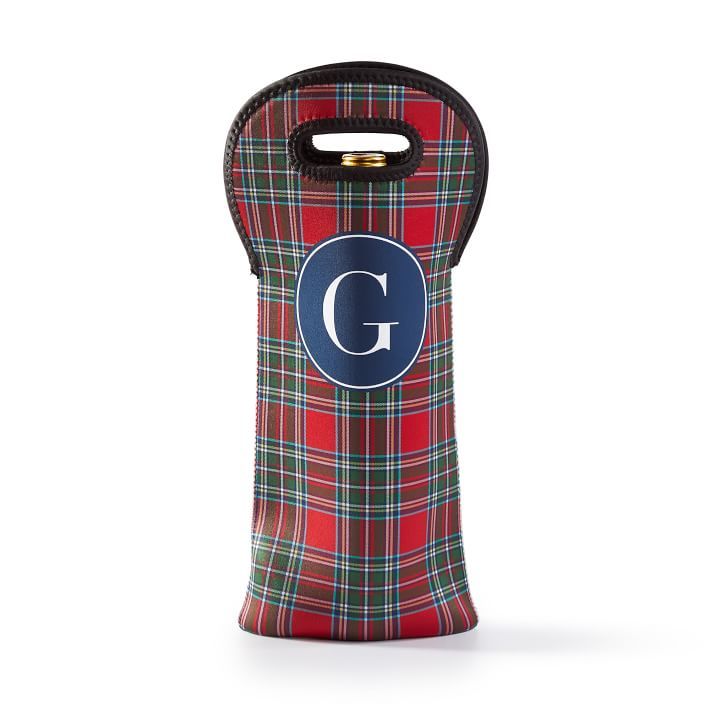 Holiday Neoprene Wine Tote | Mark and Graham