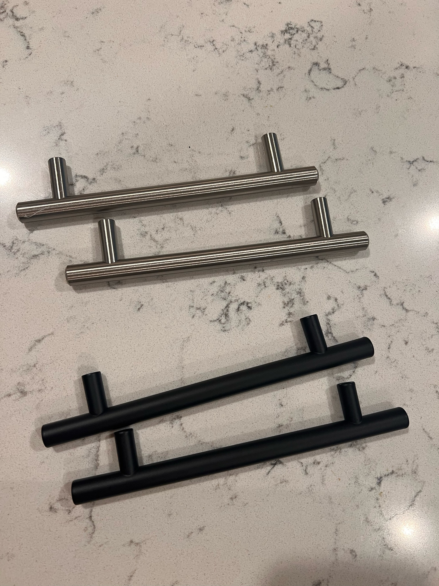 Upgraded to Matte Black cabinet pulls for under $40

#LTKhome #LTKunder50