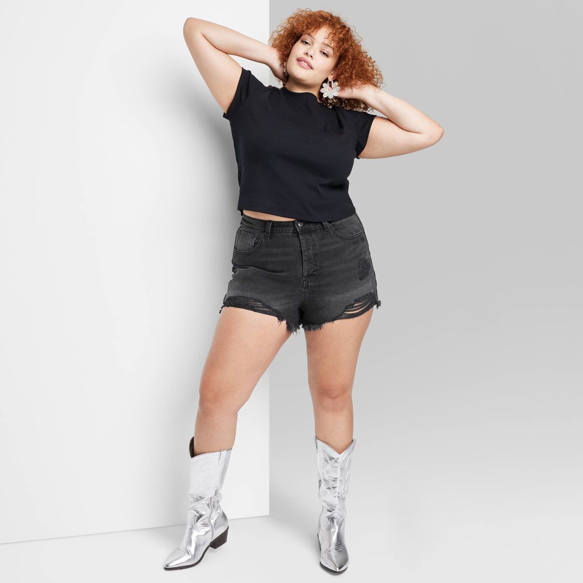 Women's High-Rise EasyRigid Cutoff Jean Shorts - Wild Fable™ | Target