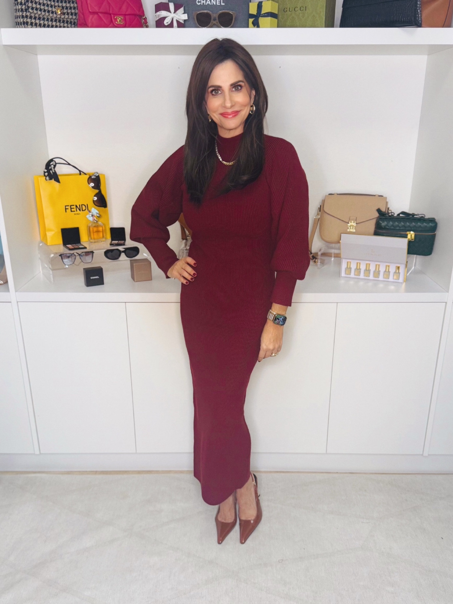 A really nice great quality dress & shrug set. Wearing a sm, dress a sm. Heels TTS 

#LTKStyleTip #LTKSaleAlert #LTKOver40