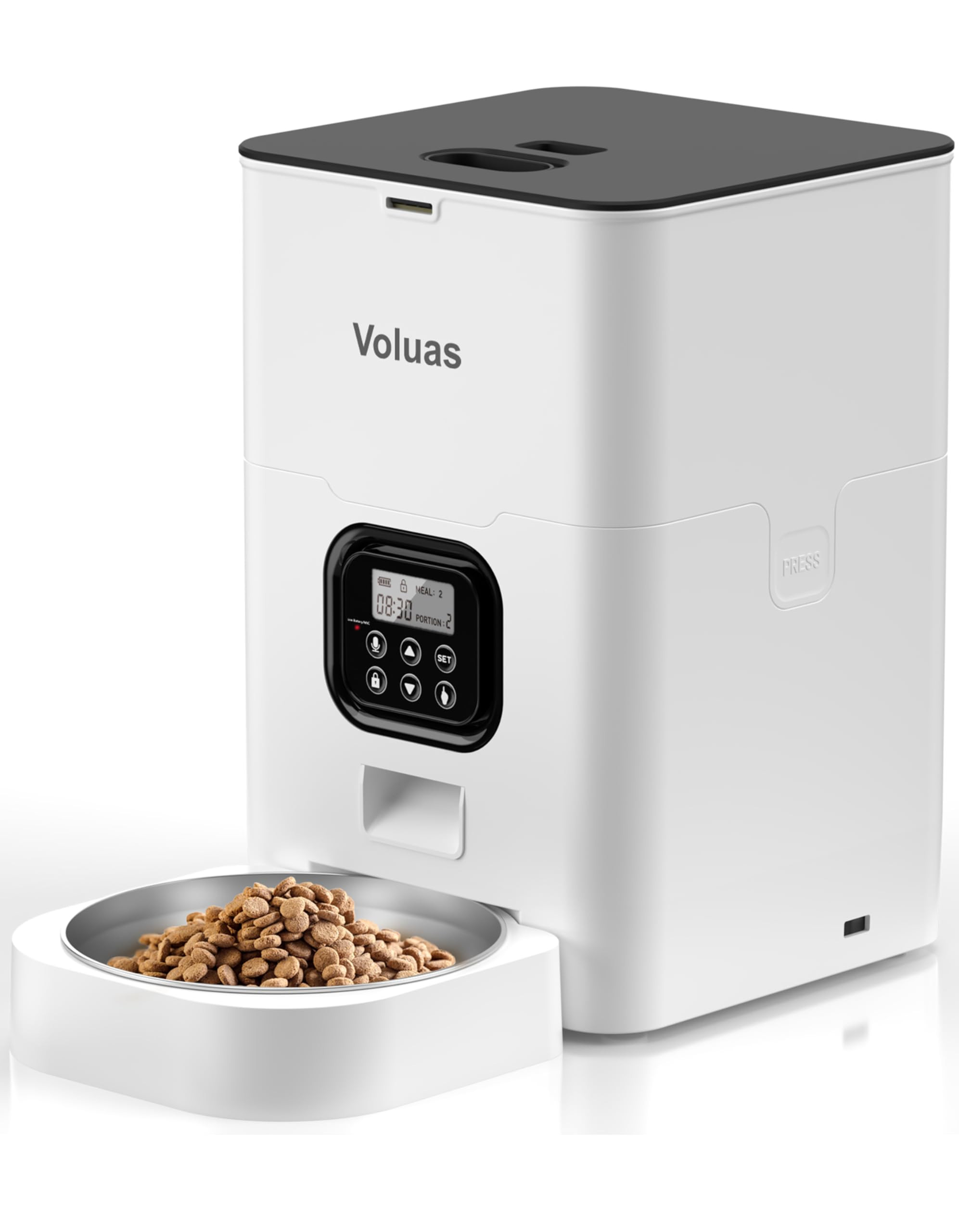 VOLUAS Automatic Cat Feeders - Timed Pet Feeder for Cats and Dogs with Dry Food Dispenser, Desicc... | Amazon (US)