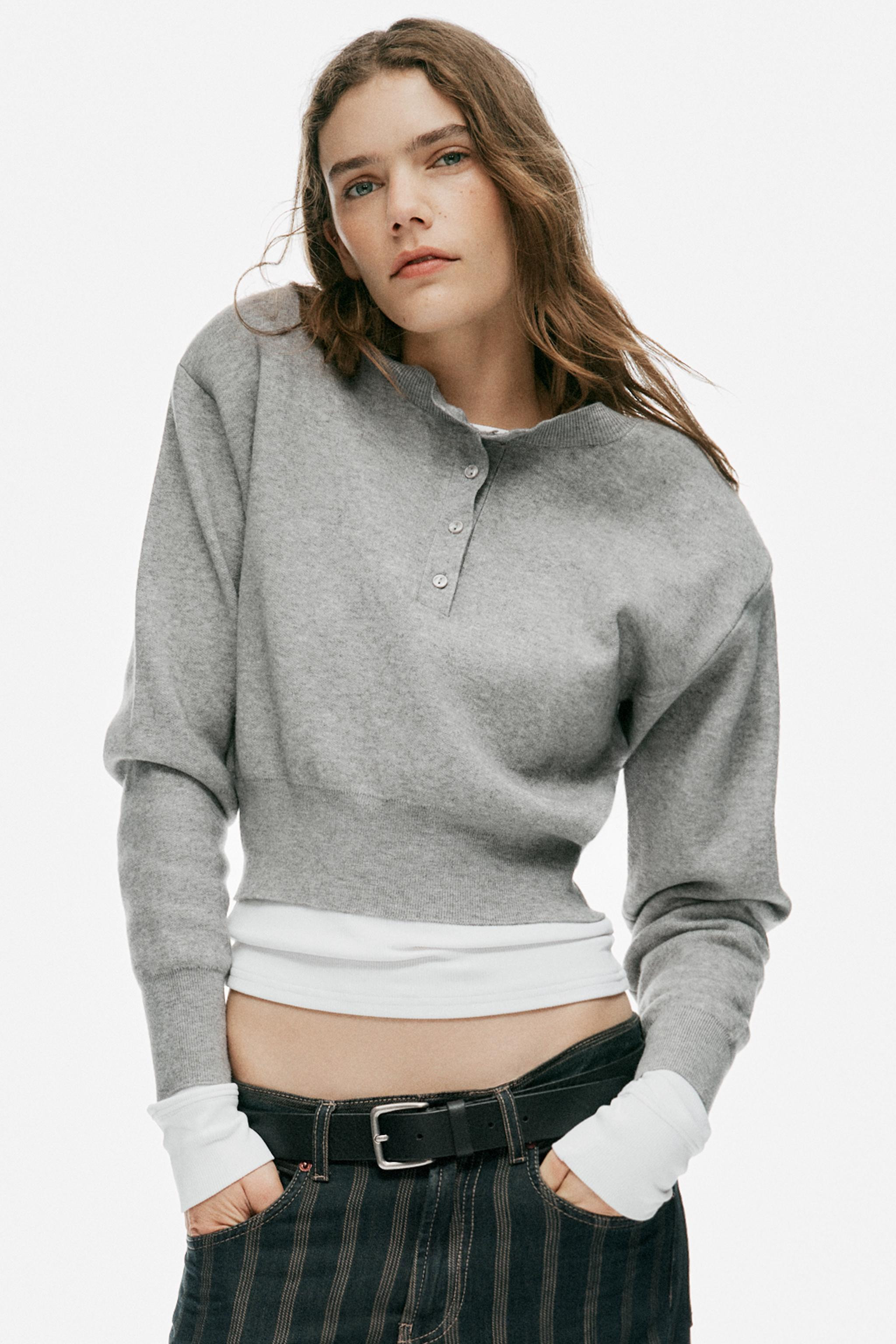 SHOULDER PAD KNIT JUMPER | Zara US