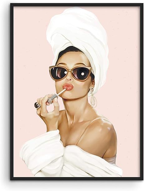 Audrey Hepburn Wall Art Vogue Wall Decor - by Haus and Hues | Audrey Hepburn Poster Hollywood Wal... | Amazon (US)