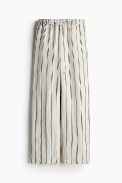 Linen-blend trousers | H&M (UK, MY, IN, SG, PH, TW, HK)