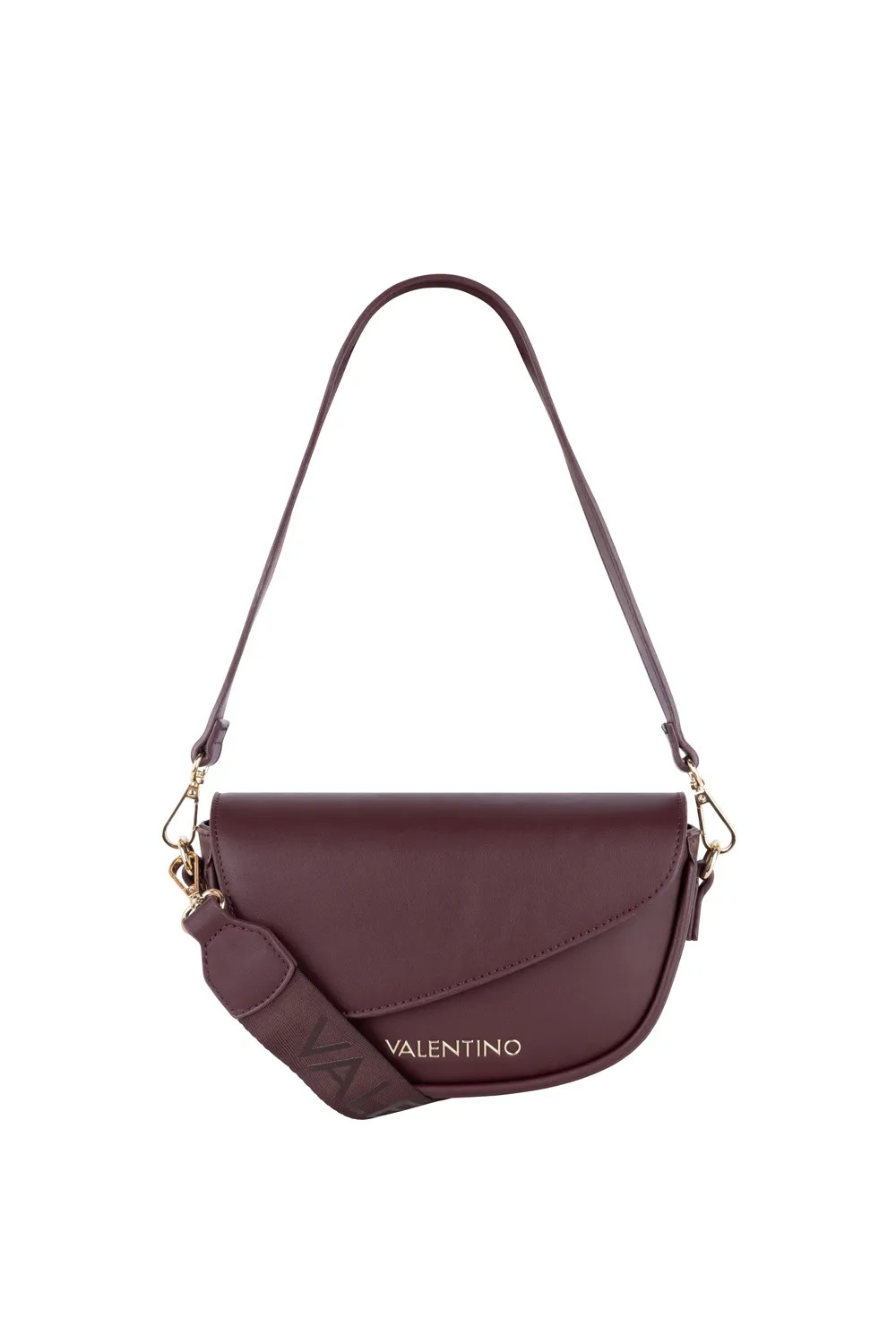 Bags & Purses | Piper Logo Strap Crossbody Bag Wine | Valentino Bags | Debenhams UK