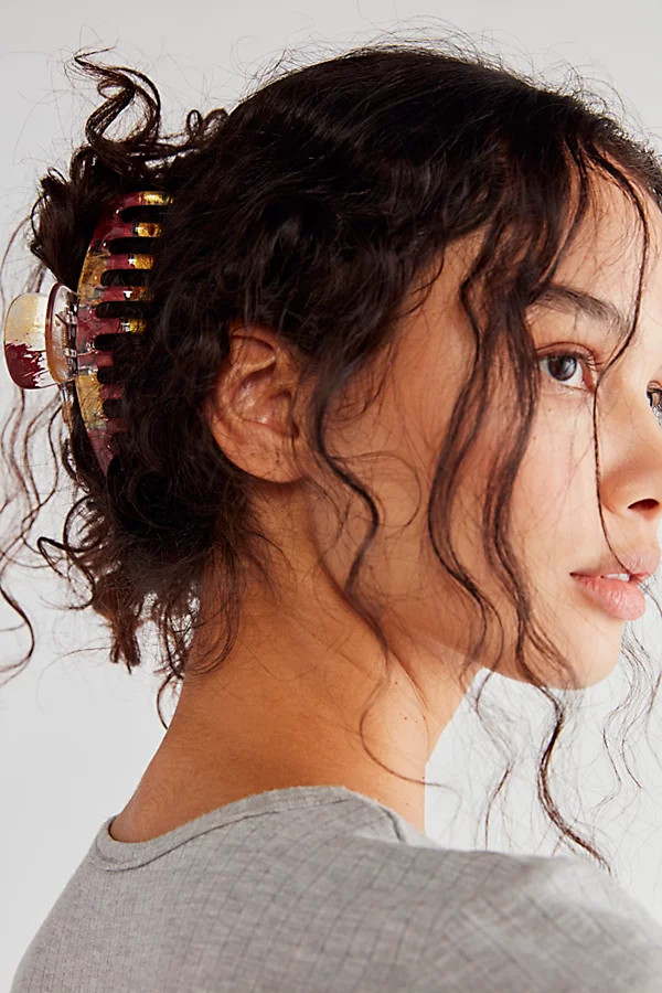 Grace Claw by Free People, Taupe, One Size | Free People (Global - UK&FR Excluded)