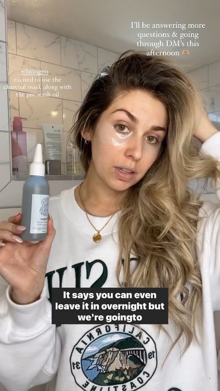 Finishing up a little pre-wash oil to get my scalp super fresh and clean and sharing my day in the life updates 🫶🏼

#LTKbeauty #LTKVideo #LTKfindsunder50