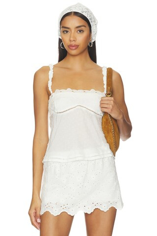 Free People Little Love Tank in Clean Ivory from Revolve.com | Revolve Clothing (Global)