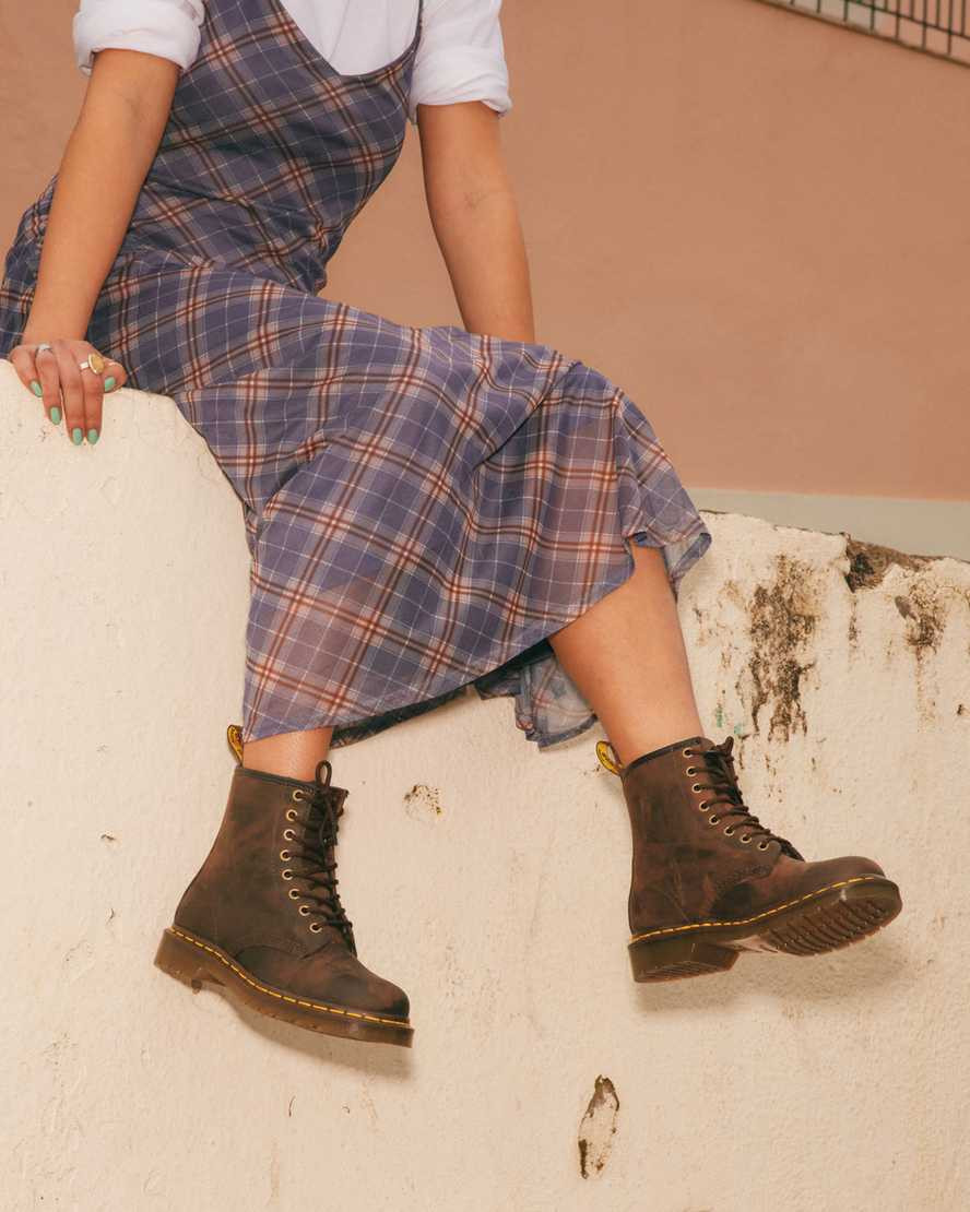1460 Crazy Horse Leather Lace Up Boots | Dr Martens (UK)