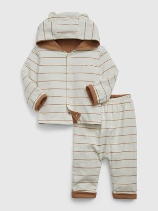 Baby First Favorites 100% Organic Cotton Reversible Two-Piece Outfit Set | Gap (US)