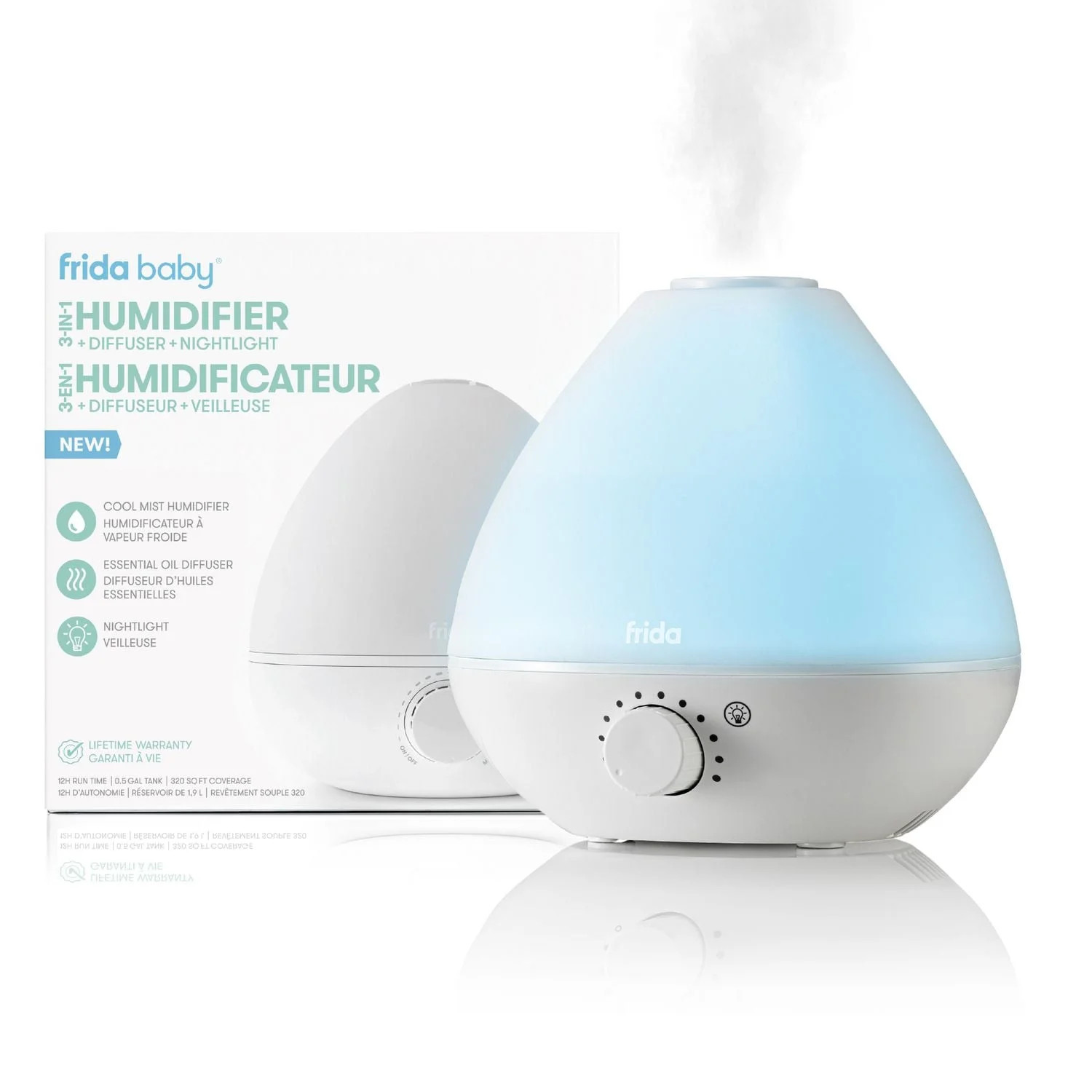 Frida Baby - BreatheFrida 3-in-1 Humidifier Diffuser Nightlight Diffuser and Nightlight, Soothing... | Walmart (CA)