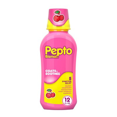 Pepto-Bismol Liquid, Upset Stomach Relief, Anti-Diarrheal - Cherry - 12 fl oz | Target