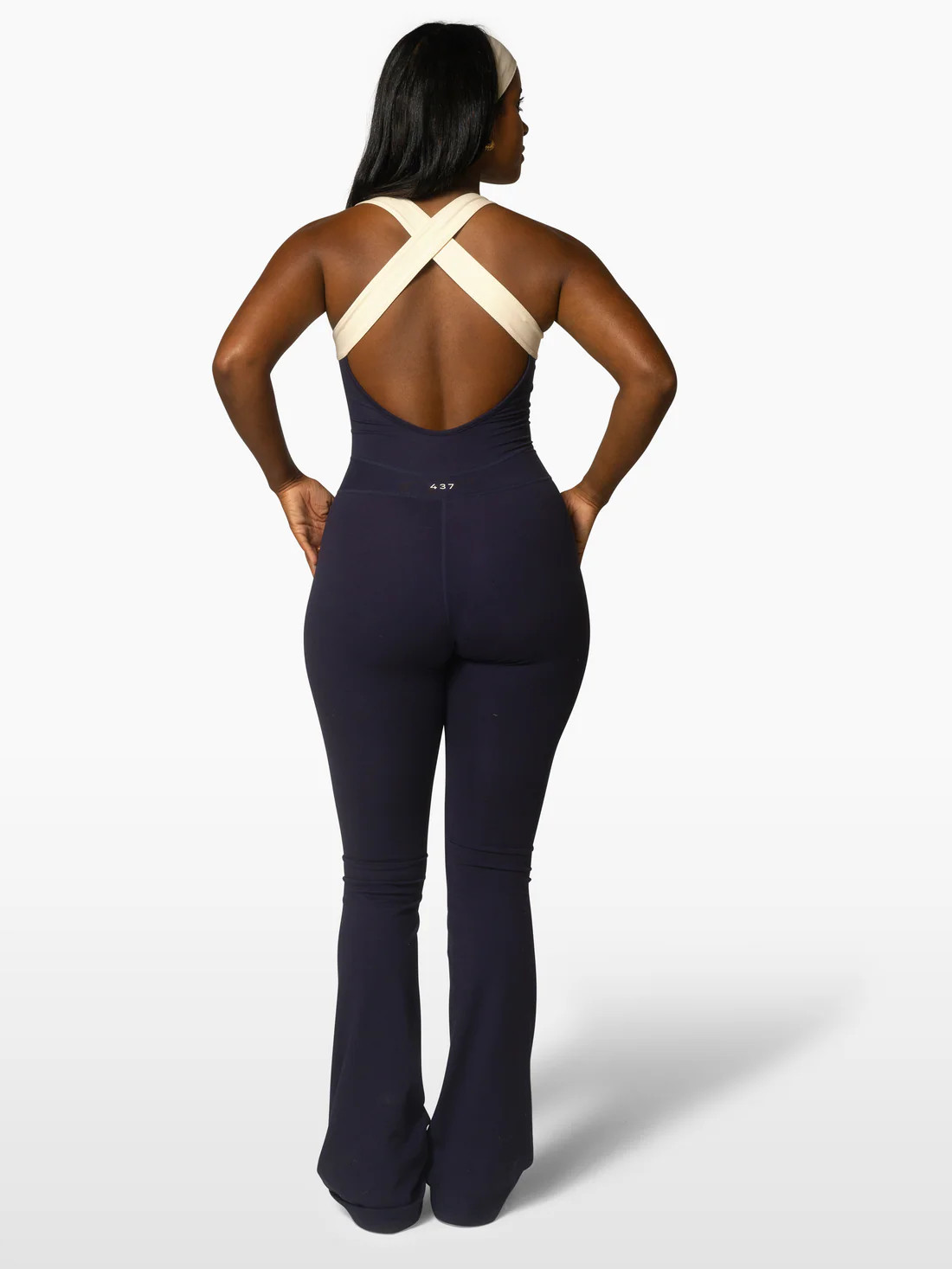 The Sculpt Onesie / Navy-Crème | 437