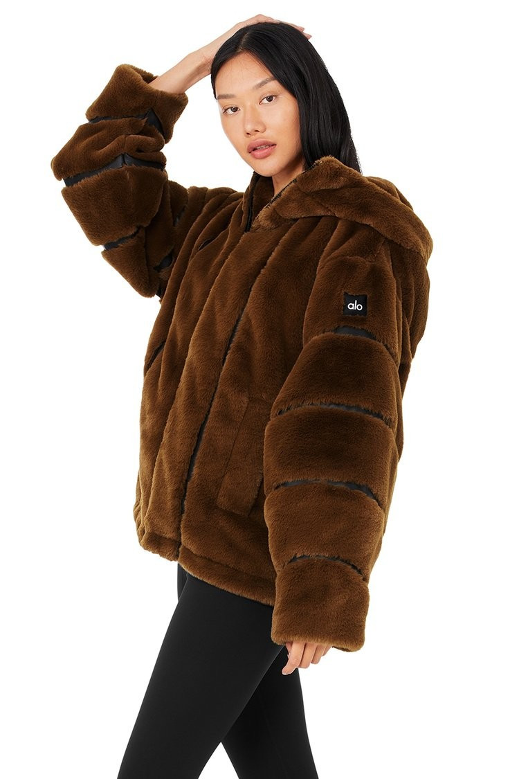 Knock Out Faux Fur Jacket | Alo Yoga (US)