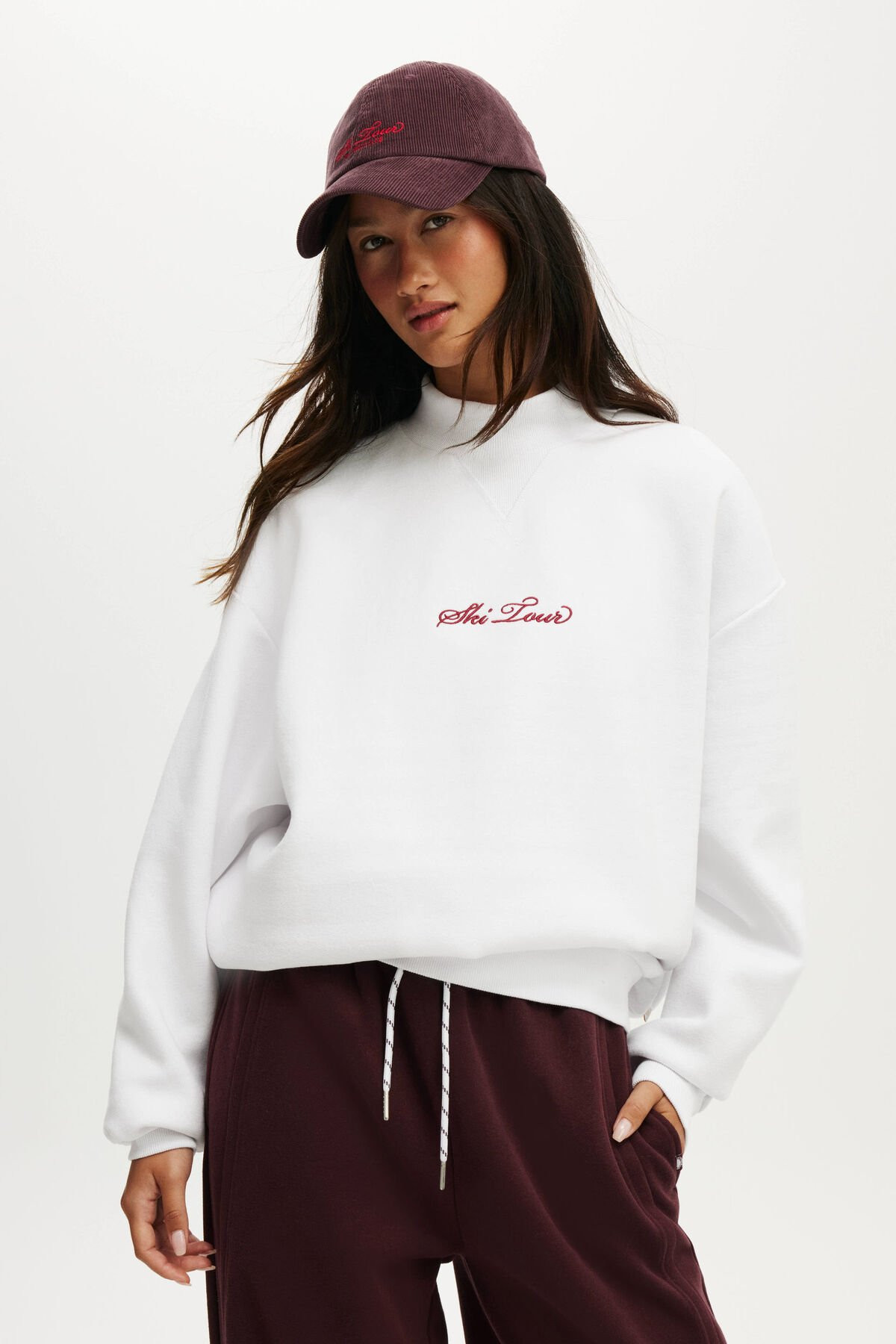Plush Mock Neck Sweatshirt | Cotton On (US)