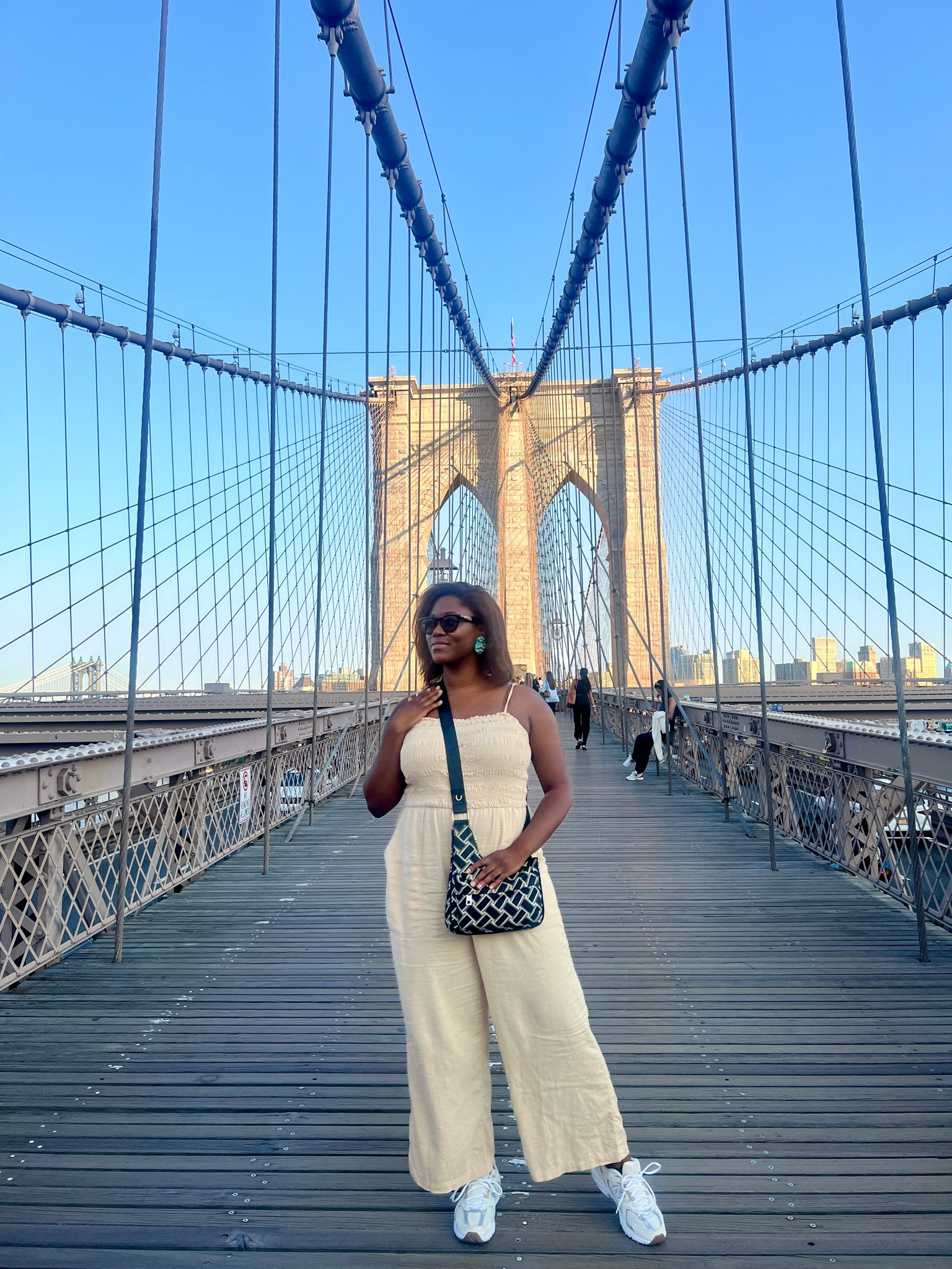 Travel Outfit for a Bike Ride on the Brooklyn Bridge during NYFW


RayBan Meta Smart Glasses with Prescription and Transition Sunglasses 
Target Jumpsuit
Diane Von Furstenburg Collab Crossbody
New Balance 530 Sneakers 

#LTKTravel #LTKFindsUnder50 #LTKNYFW
