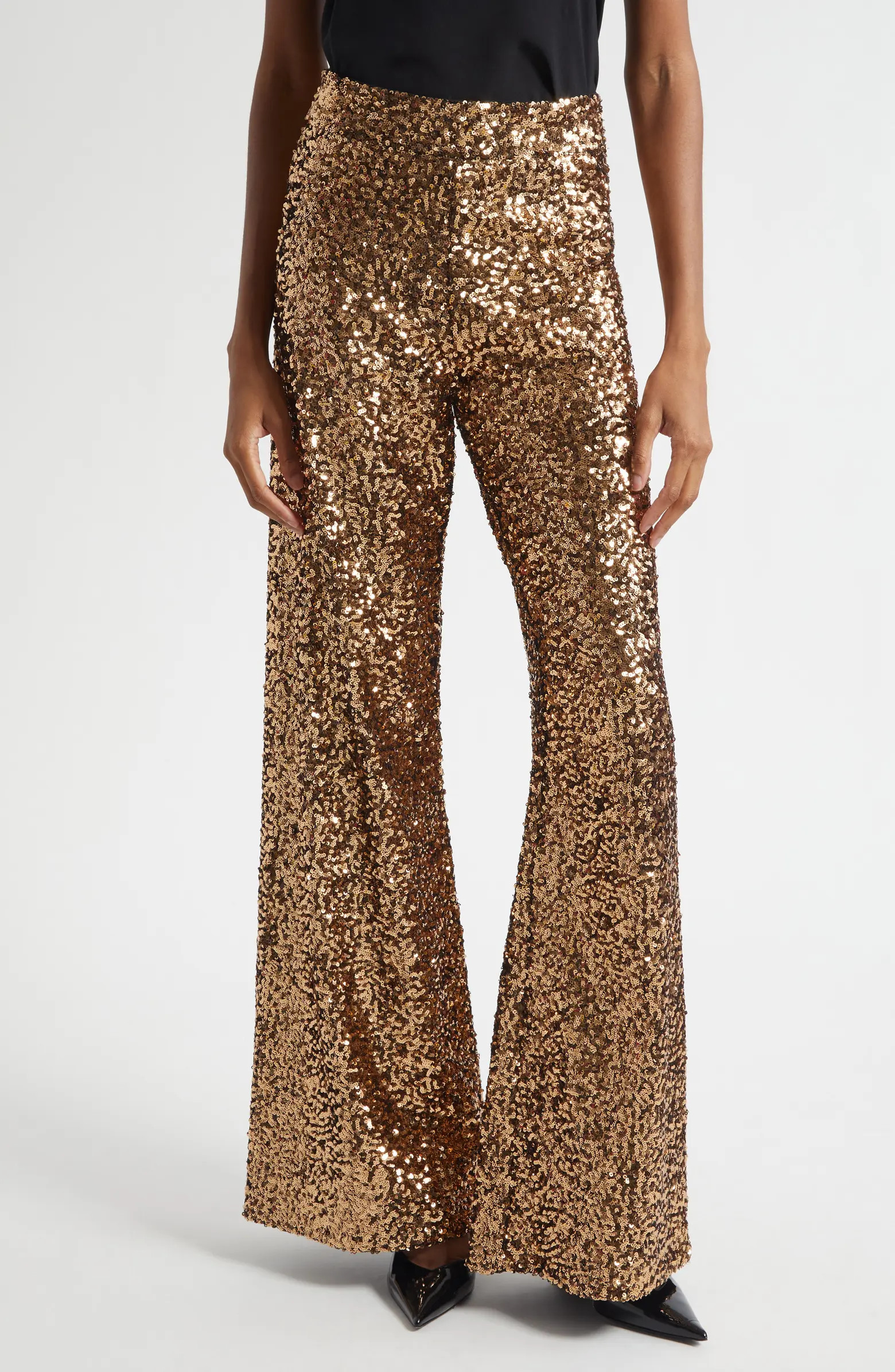 Athena Sequin Wide Leg Pants | Nordstrom