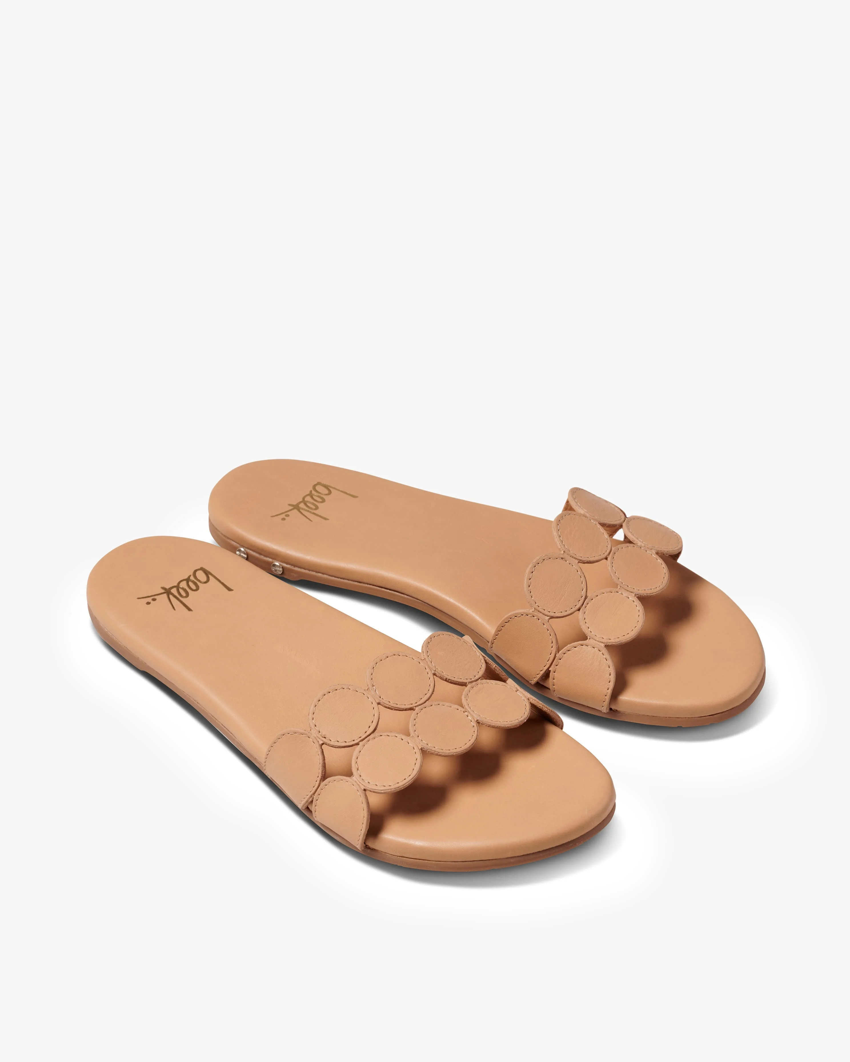 Whirlybird Leather Slide Sandal - Beach | beek | beek