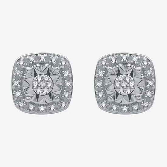 LIMITED TIME SPECIAL! 1/10 CT. T.W. Genuine Diamond Sterling Silver Stud Earrings | JCPenney