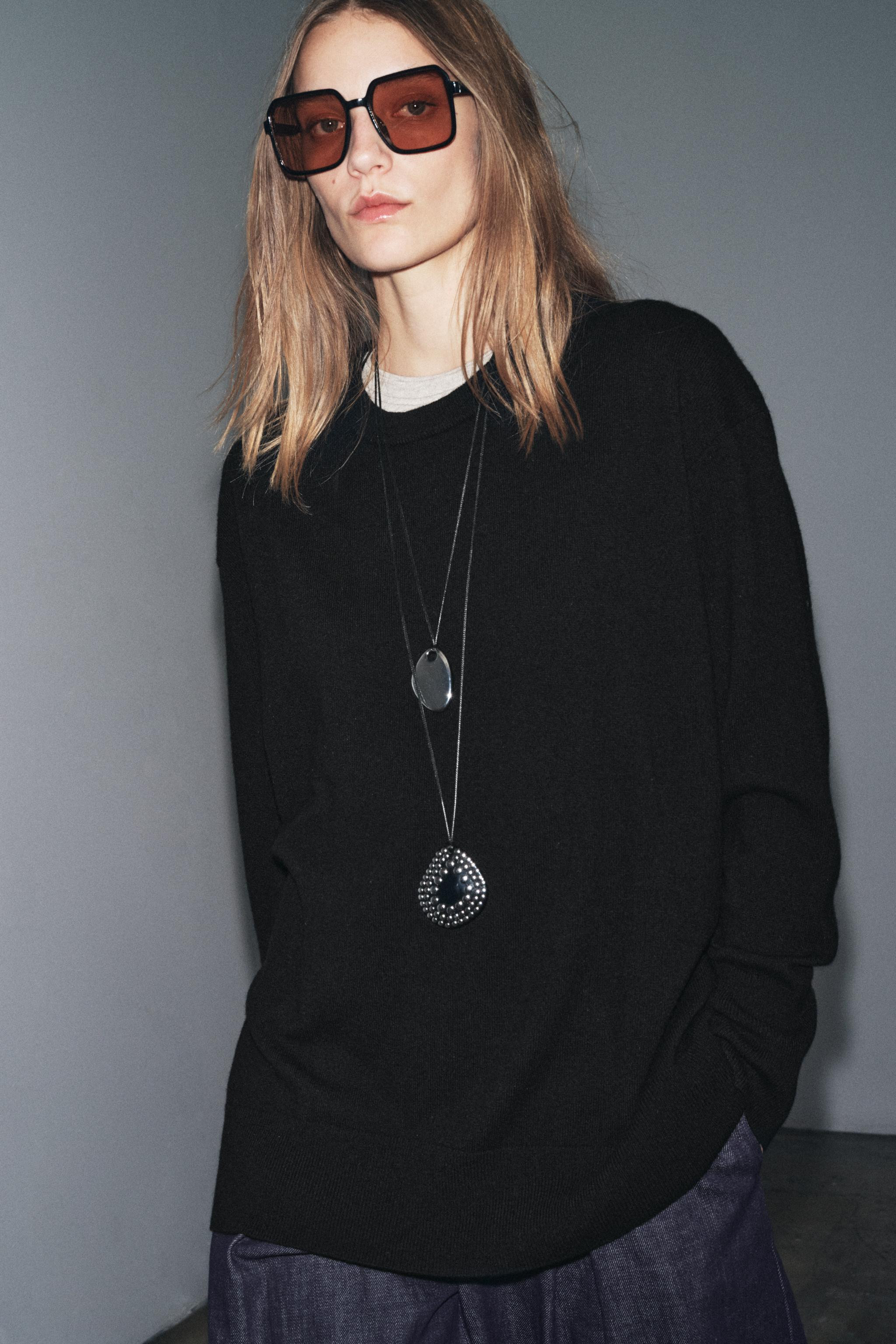 OVERSIZED 100% WOOL SWEATER | Zara US