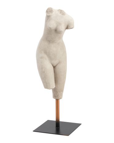 26in Torso Figure On Stand Decor | TJ Maxx