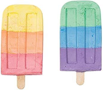 Popsicle Ice Cream Sidewalk Chalk (set of 12 safe and non toxic) Fun Summer Outdoor Activities an... | Amazon (US)