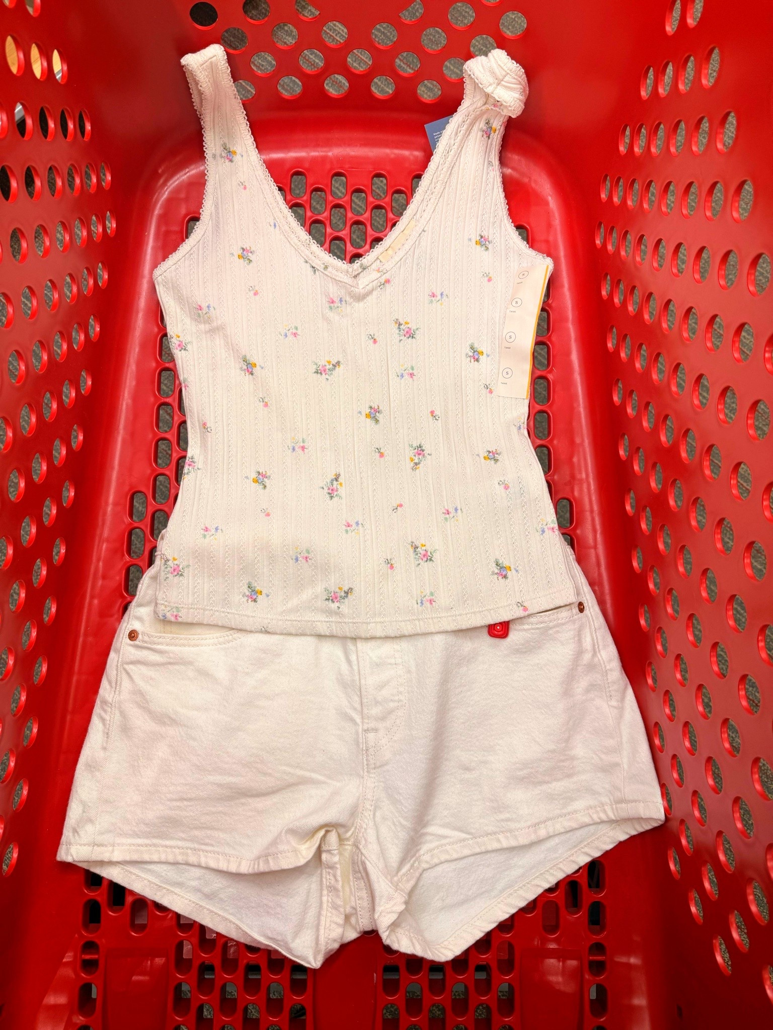 White summer outfit inspo 🤍

If you’re one of the girls who waits until Memorial Day to wear white… this is your sign. ✨

Such an easy summer outfit for vacation outfits, casual summer plans, brunch, and beach vacation outfits.

The floral tank is so feminine and the white shorts are lightweight, comfortable, and easy to style all summer long.

@Target

#LTKootd #LTKSeasonal #LTKOver40