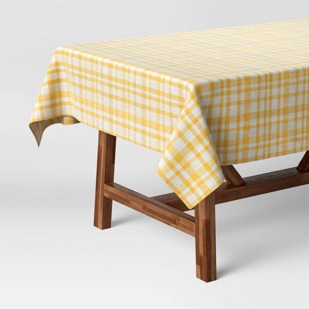 104" x 60" Cotton Gingham Tablecloth - Threshold™ | Target