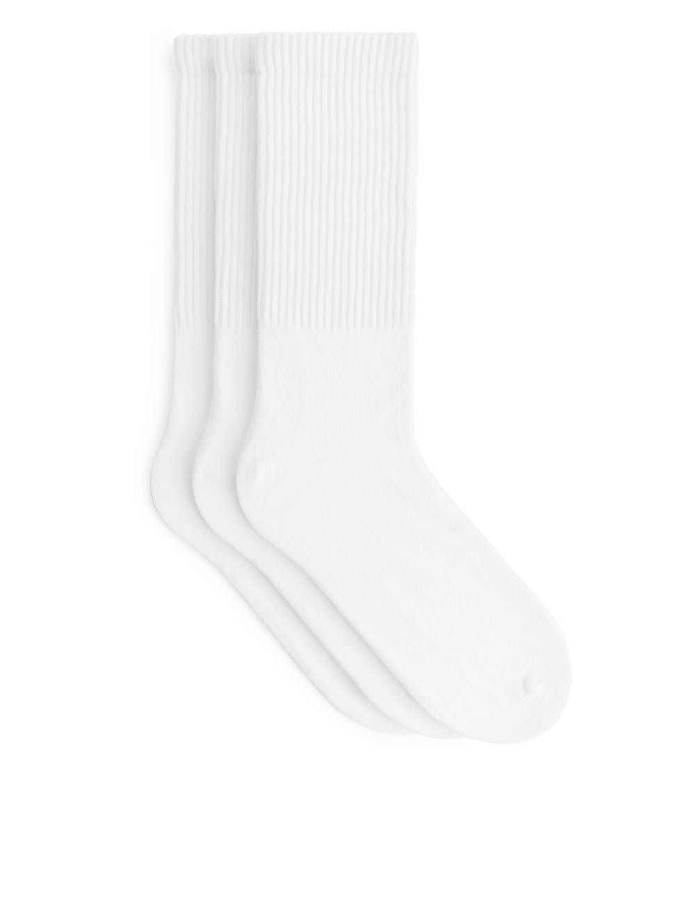 Sporty Cotton Socks - White - ARKET GB | ARKET