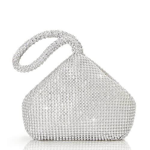 BABEYOND Women's Rhinestone Clutch Evening Bags Sparkly Glitter Triangle Purse for 1920s Party Pr... | Amazon (US)