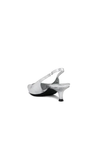 Persona Slingback Heel in Silver | Revolve Clothing (Global)