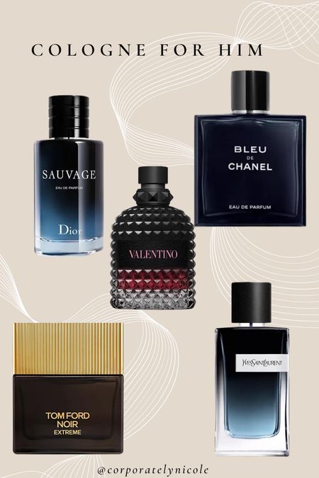 Your significant other also deserves to smell good this holiday season. 

Dior Sauvage 
Bleu de Chanel 
Tom ford noir 
Valentino uomo
YSl 

#LTKCyberWeek #LTKHoliday #LTKbeauty