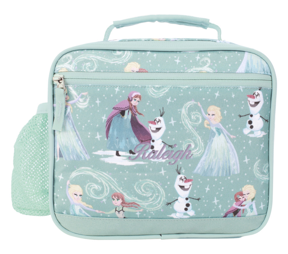 Mackenzie Aqua Disney Frozen Lunch Boxes | Pottery Barn Kids