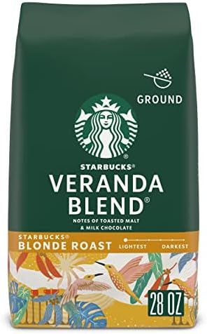 Starbucks Ground Coffee—Starbucks Blonde Roast Coffee—Veranda Blend—100% Arabica—1 bag (2... | Amazon (US)