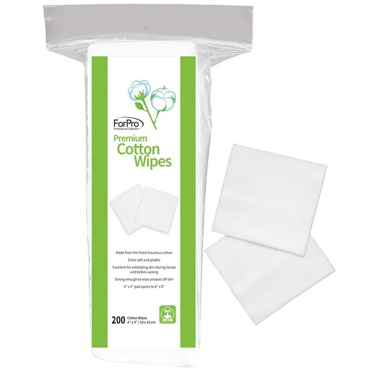 ForPro Professional Collection Premium Cotton Wipes, 100% Cotton, Extra-Soft, for Cosmetic, Nail,... | Walmart (US)