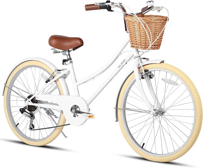 Glerc 20 24 26 Inch 6-Speed Girls Bike for Over 6 Years Old Kids | Amazon (US)
