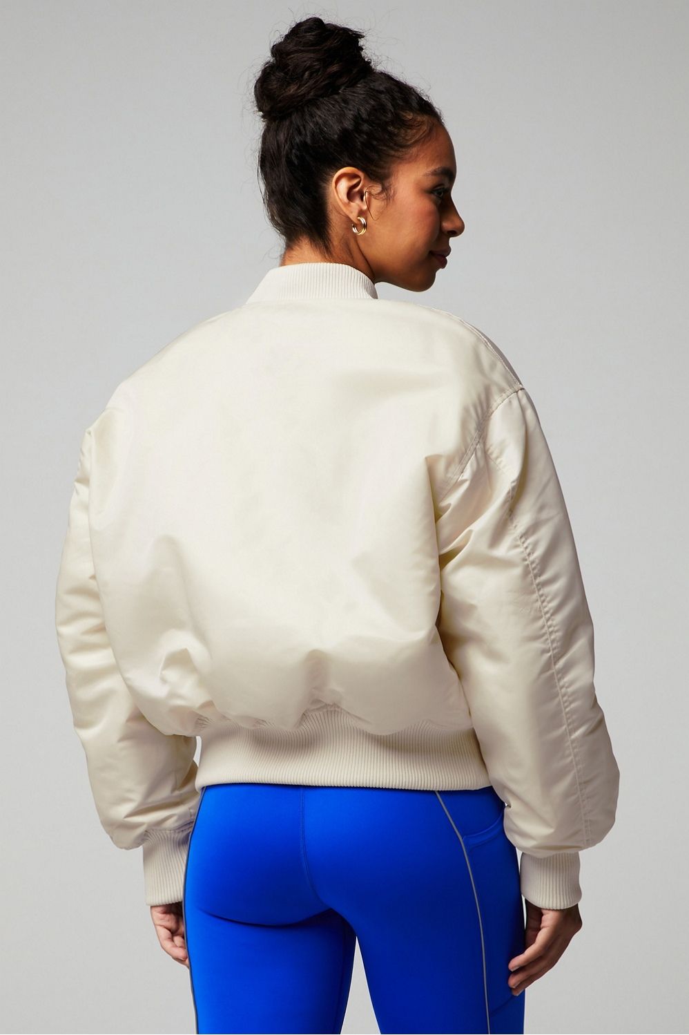 Iconic Oversized Bomber Jacket | Fabletics - North America