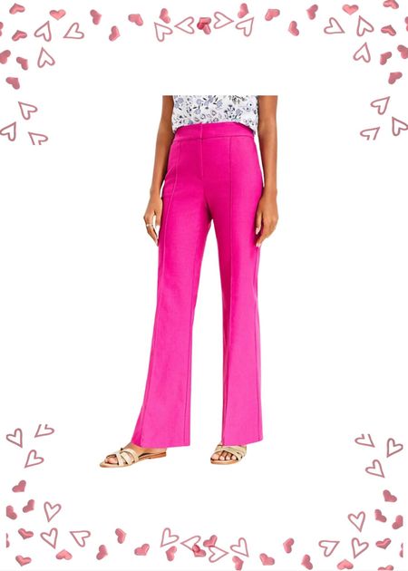 Add a pop of color this spring. The loft is having a Cyber Spring Sale with 50% off everything. These pants would look fabulous for going out to brunch, drinks, or going to work.
This runs true to size, and I wear them in size 6. 

#LTKstyletip #LTKsalealert #LTKSeasonal