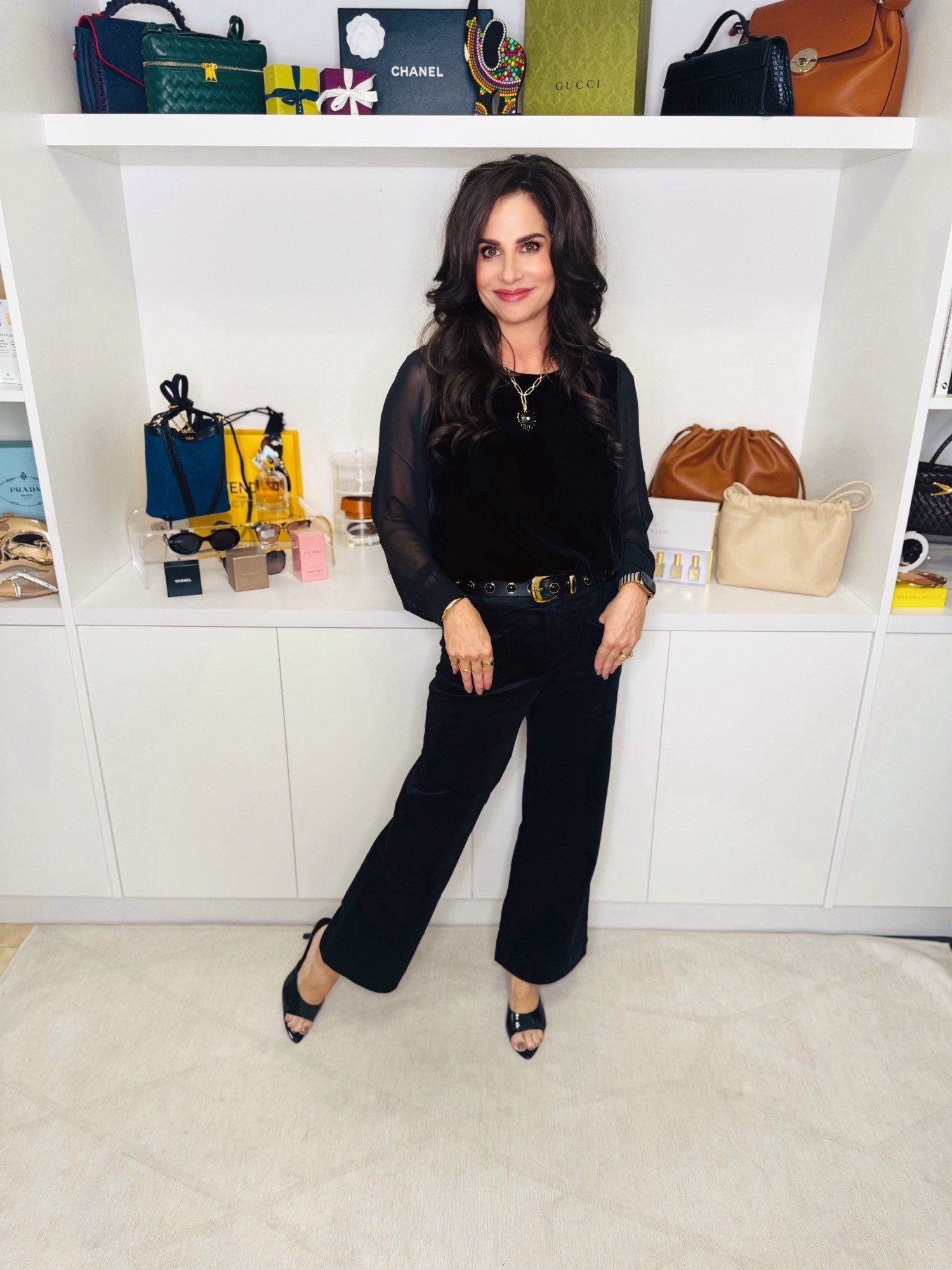 Velvet top and pants . Love for the season of the holidays. Top is an XS , pants 25 . 
#velvetstyle #jcrewstyle #holidaystyleinspo #datenightlook 

#LTKOver40 #LTKStyleTip #LTKHoliday