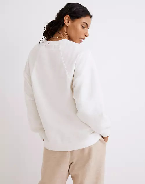 MWL Oversized Raglan Sweatshirt | Madewell