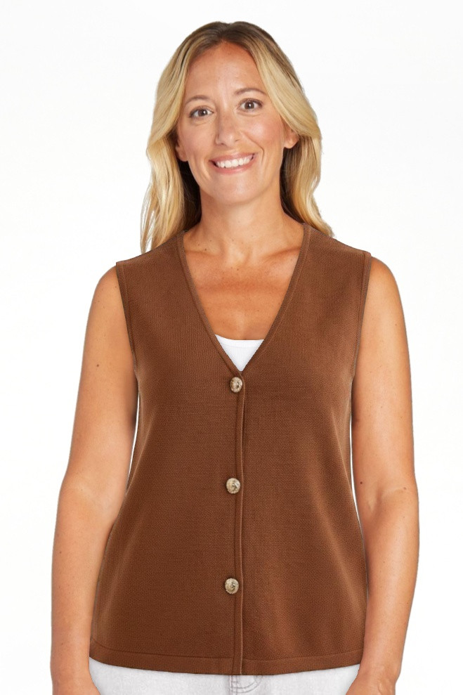 PRETTYGARDEN Women's Button Up Sweater Vest, Sizes S-XXL | Walmart (US)